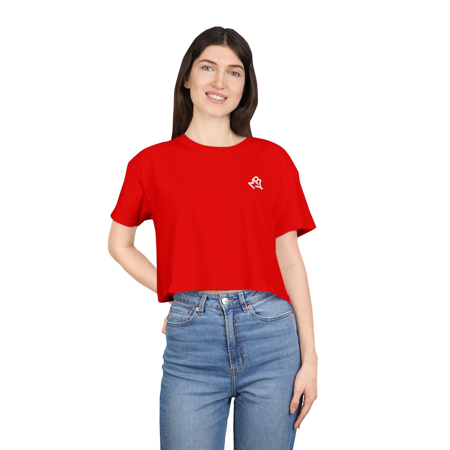 Power Play – Statement Bold: Women's Crop Tee