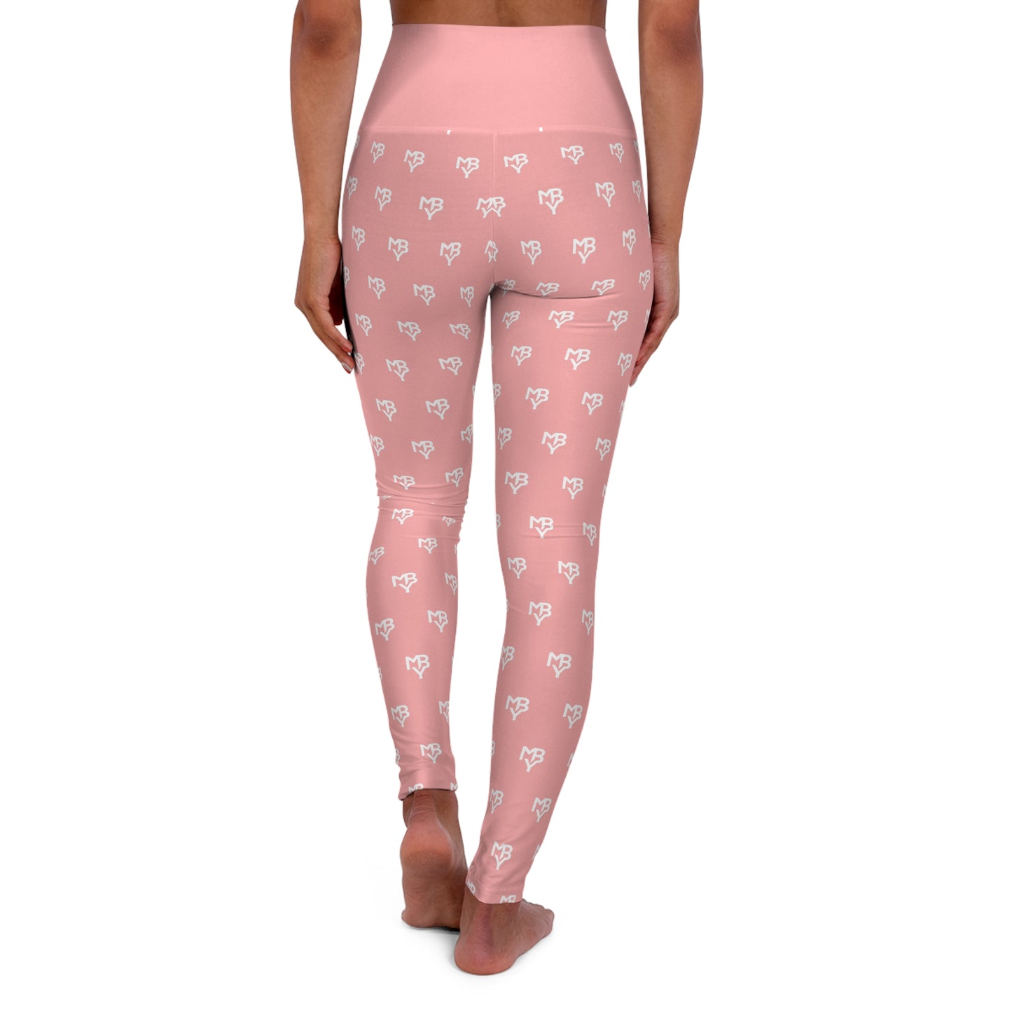 Sunset tones meet total freedom. With a clean white all-over logo pattern, this design blends soft beauty with daily strength. These leggings support your journey — whether you're pushing limits or reclaiming your pace.
