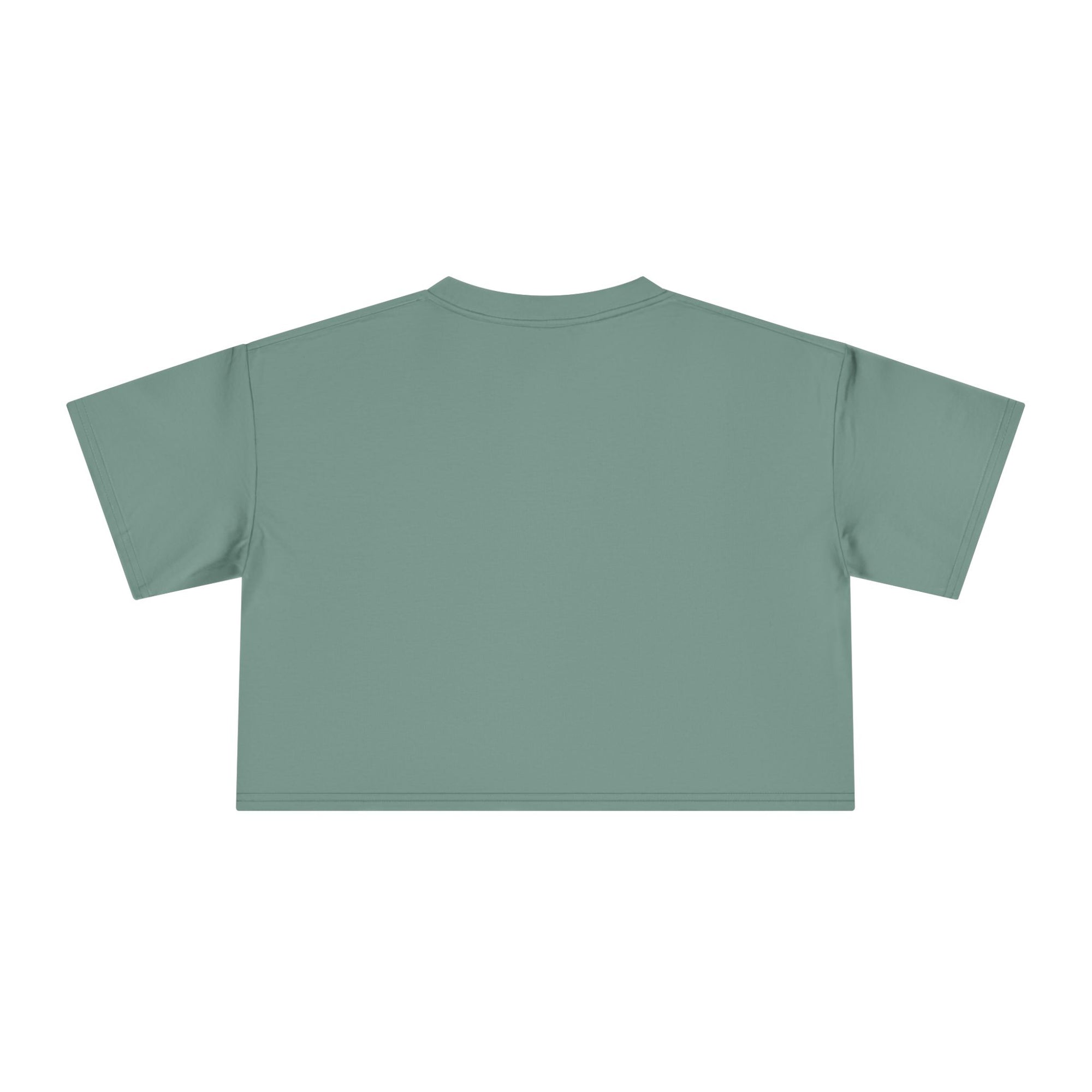 Earthtone Drop – Greens & Warm Neutrals: Trendy Women's Crop Tee