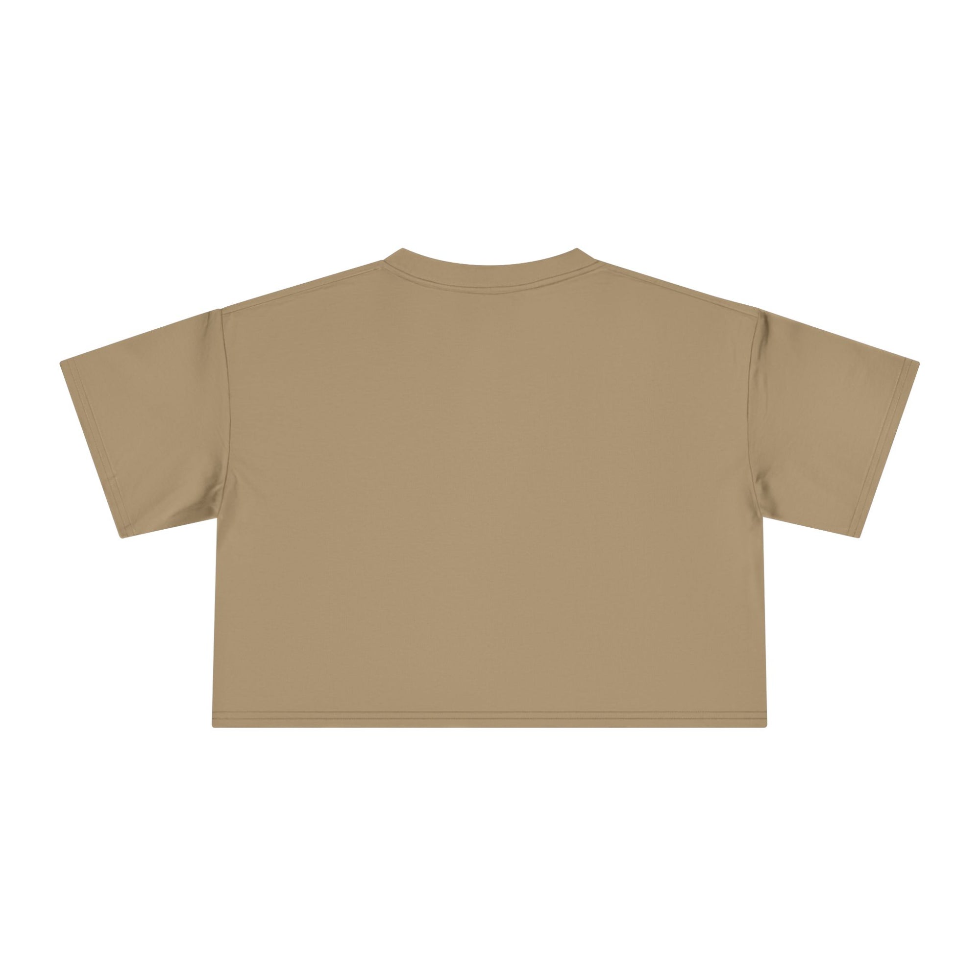 Earthtone Drop – Greens & Warm Neutrals: Trendy Women's Crop Tee
