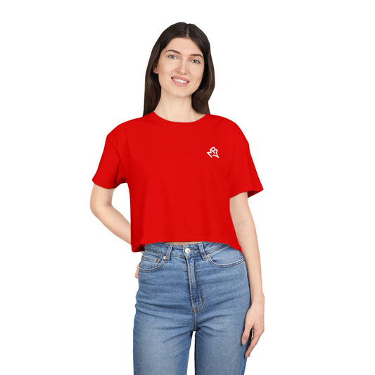 Power Play – Statement Bold: Women's Crop Tee