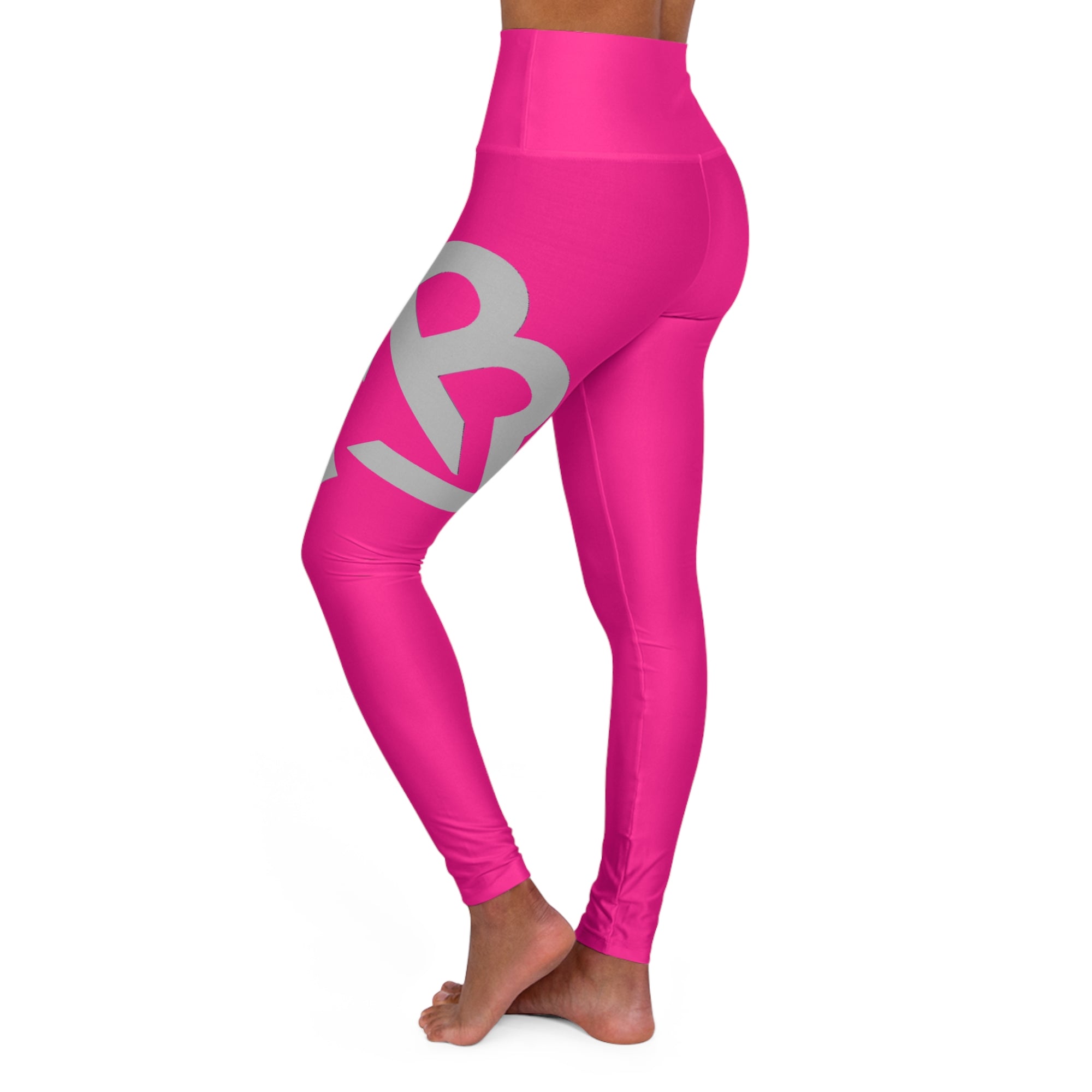 Make an entrance in bold hot pink and chrome silver. These leggings don’t whisper — they announce your energy. Built to move fast and shine bright, this fit says: you're electric, you're unapologetic, you're Made By You.