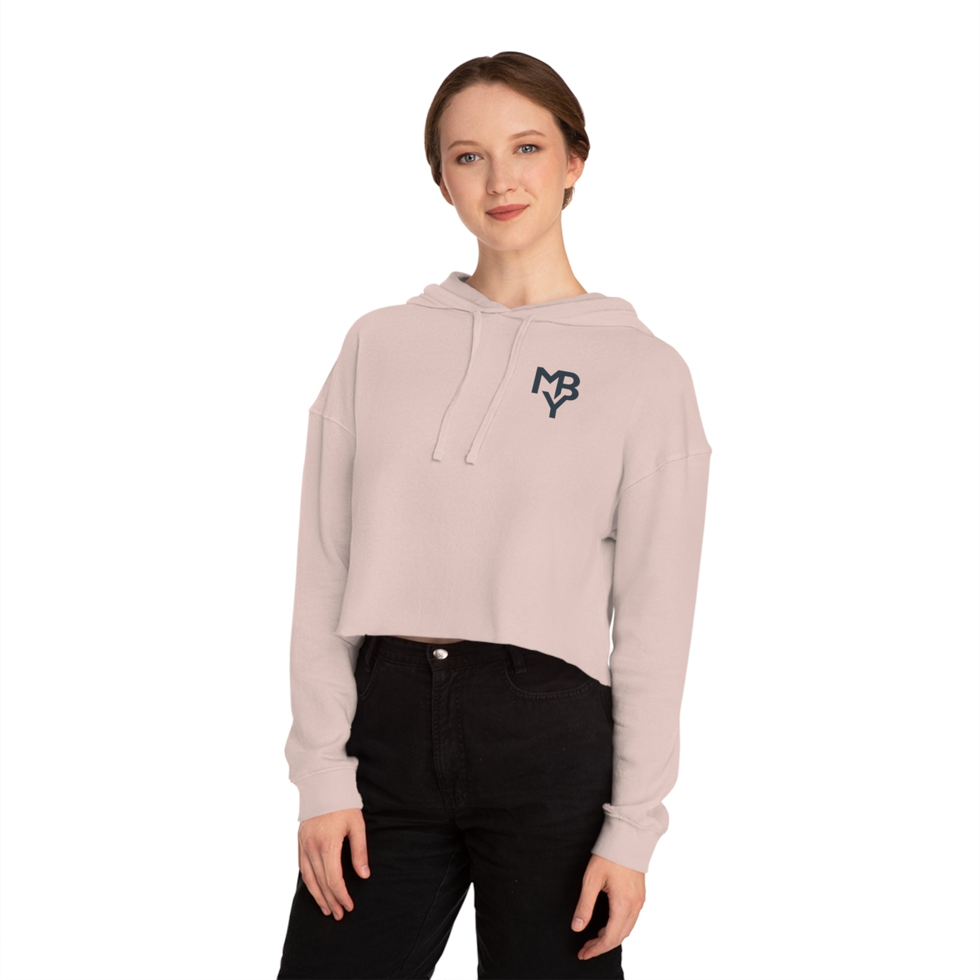 Chic Cropped Hoodie for Women, Perfect for Casual Outings, Cozy Layering, Everyday Style and Gift for Fashion Lovers