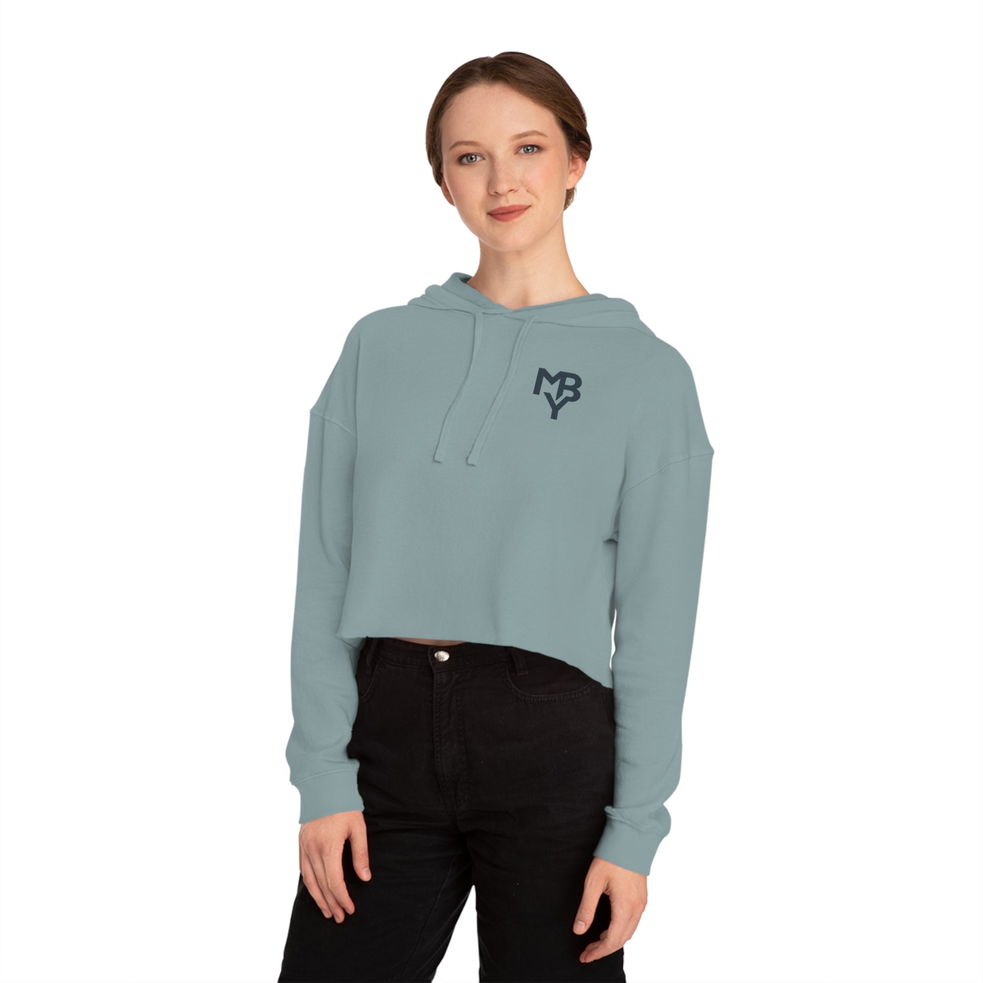Chic Cropped Hoodie for Women, Perfect for Casual Outings, Cozy Layering, Everyday Style and Gift for Fashion Lovers