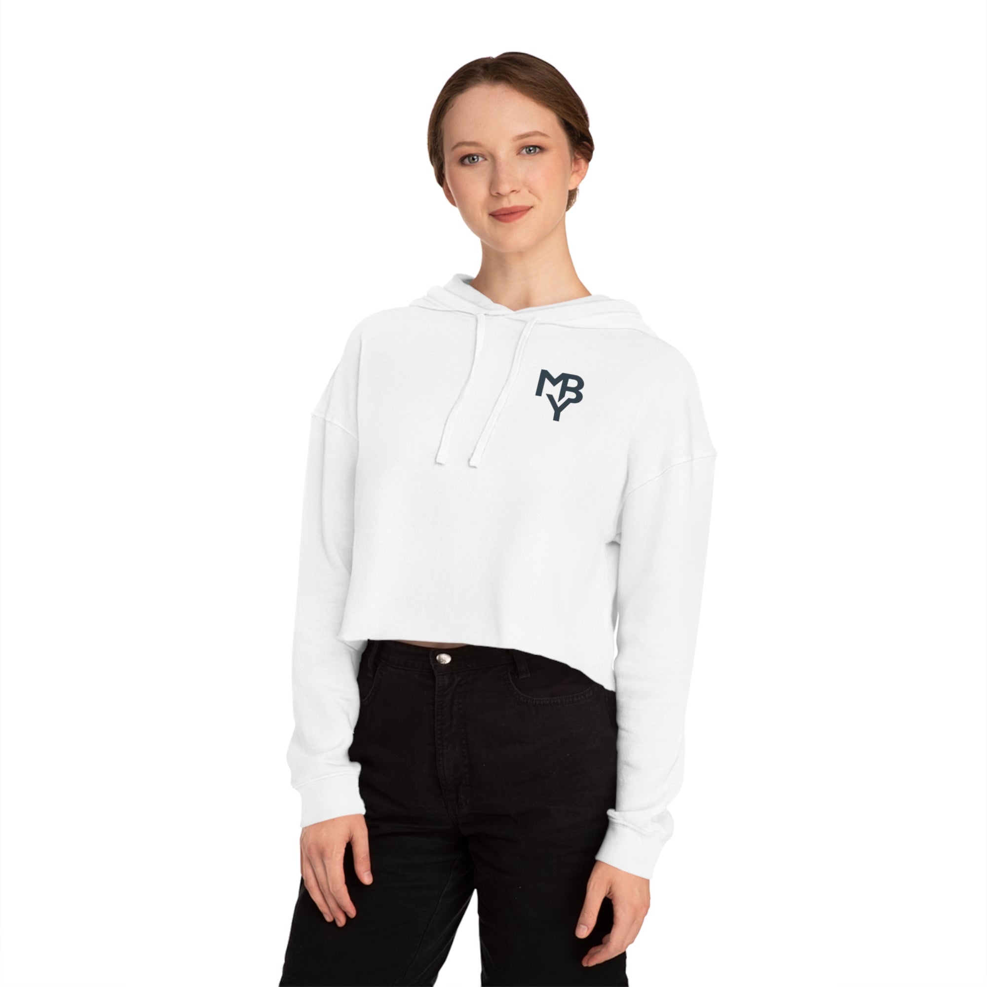 Chic Cropped Hoodie for Women, Perfect for Casual Outings, Cozy Layering, Everyday Style and Gift for Fashion Lovers